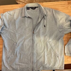 Light Blue Jacket Y2K Bomber vintage excellent condition. Medium